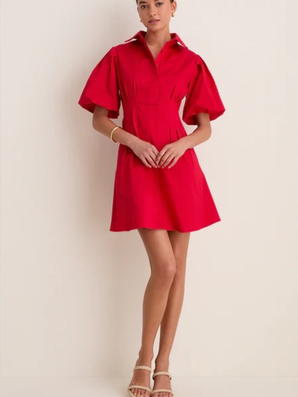 Tuckernuck Red Mini Delaney Dress